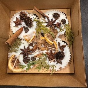 Holiday Scented Fire Starters with Natural Accents